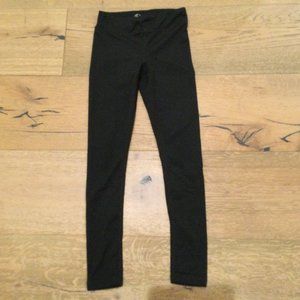 90 Degrees Girls Black Leggings / Size Small (7-8)